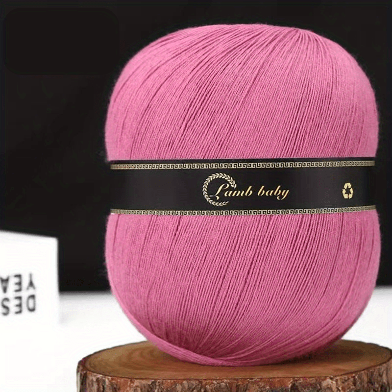  Rosa Crochet tejer hilo de algodón hilo de algodón suave  caliente hilo accesorio hilo DIY suéter bufanda guantes hilado 3.53 oz :  Arte y Manualidades