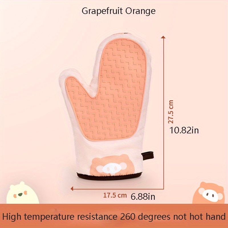 Thickened Silicone Oven Mitts, Food Grade High Temperature Resistant Baking  Gloves, Oven Gloves, Scalding-proof Heat Insulated Cooking Gloves, Kitchen  Accessories - Temu Italy
