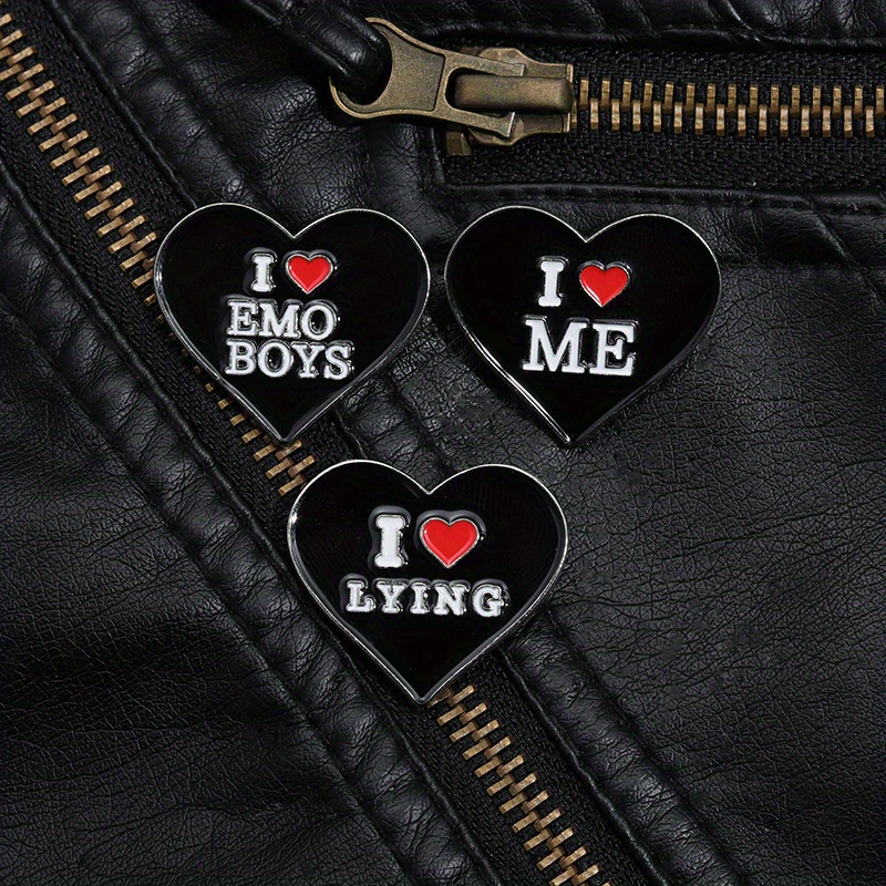 Emo Forever acrylic pin emo kid heart acrylic pin mcr it was never a phase  elder emo gift stocking stuffer