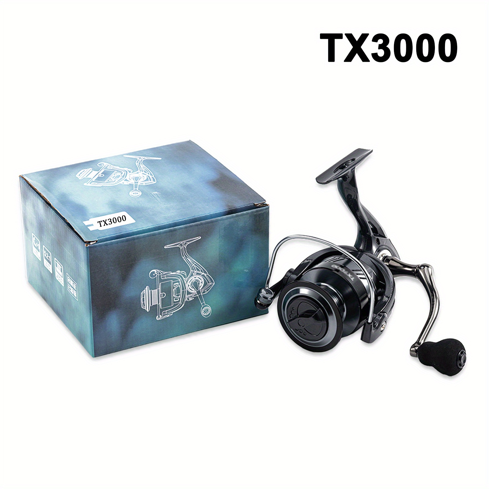 1pc TX2000-7000 Spinning Reel High-Strength Nylon Frame With EVA Gourd  Grip, 12 Bearings 5.2:1 Gear Ratio 6/8KG Max Drag, Switchable For Left And  Right Hand for Sale Australia, New Collection Online