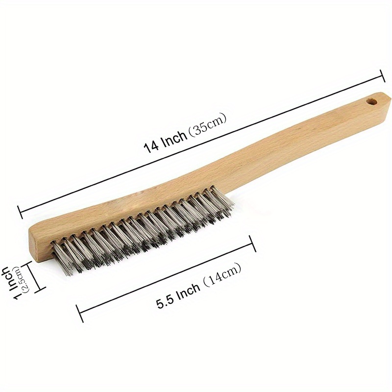 Wire Brush Stainless Steel Wire Scratch Brush Cleaning Rust Temu
