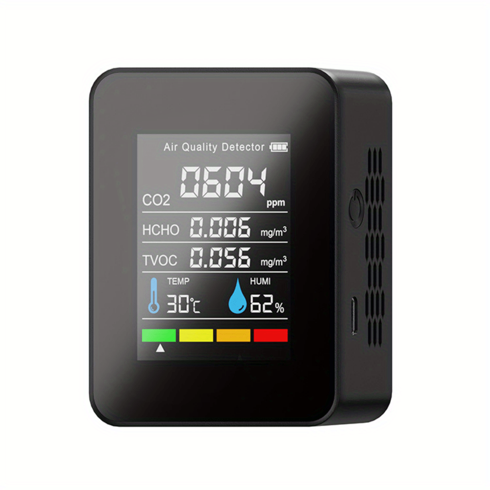 Air Quality Detector Monitor CO2, Temperature and Humidity for