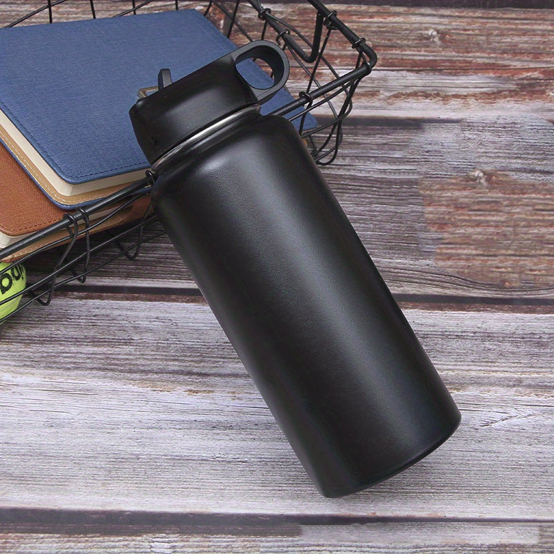 Insulated Stainless Steel Water Bottle With Wide Mouth And - Temu