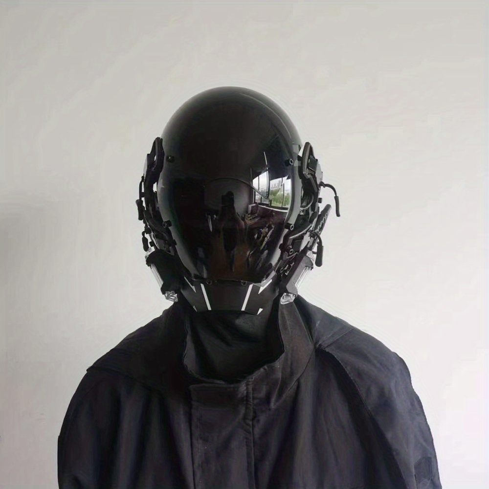 Maschera antigas da uomo Cyberpunk Hyper Detail Industrial Fantasy