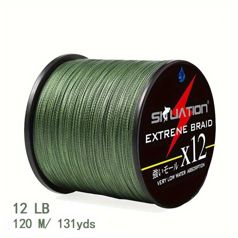 Cassan Classique X8 Braided Fishing Line, 100 Mt / 110 Yd, Green at Rs  490.00, Fishing Line