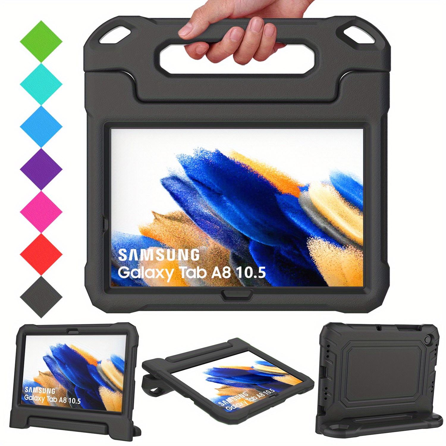 Pour Samsung Galaxy Tab A8 10.5 2021 Poignée Étui pour tablette antichoc  EVA en forme de