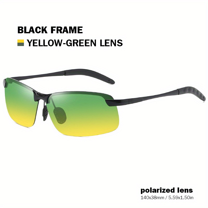 Men's Polarized Sunglasses Night Vision Sunglasses - Temu