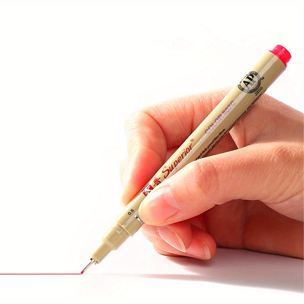 Colorful Needle Tube Pen, Professional Drawing Pen, Comic Drawing Design Pen,  Hook Line Pen - Temu United Arab Emirates