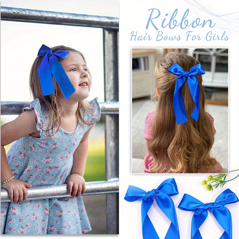 Light Blue Hair Bow Hair Bows Girls Hair Bows Bows for 