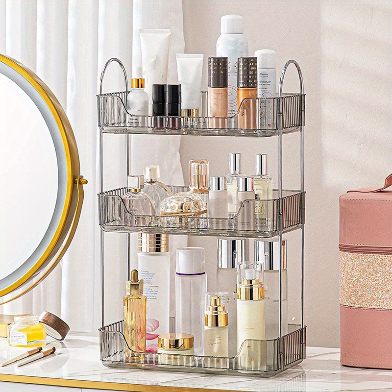 Stylish Bathroom Counter Organizer Cosmetic Holder Storage - Temu Australia
