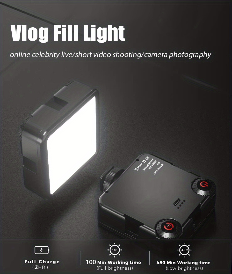 Led Video Light 2500 8500k Éclairage Studio Photographie - Temu France