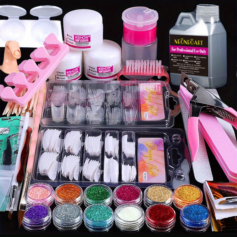 Acrylic Nail Kit Set Professional Acrylic With Everything Acrylic ...