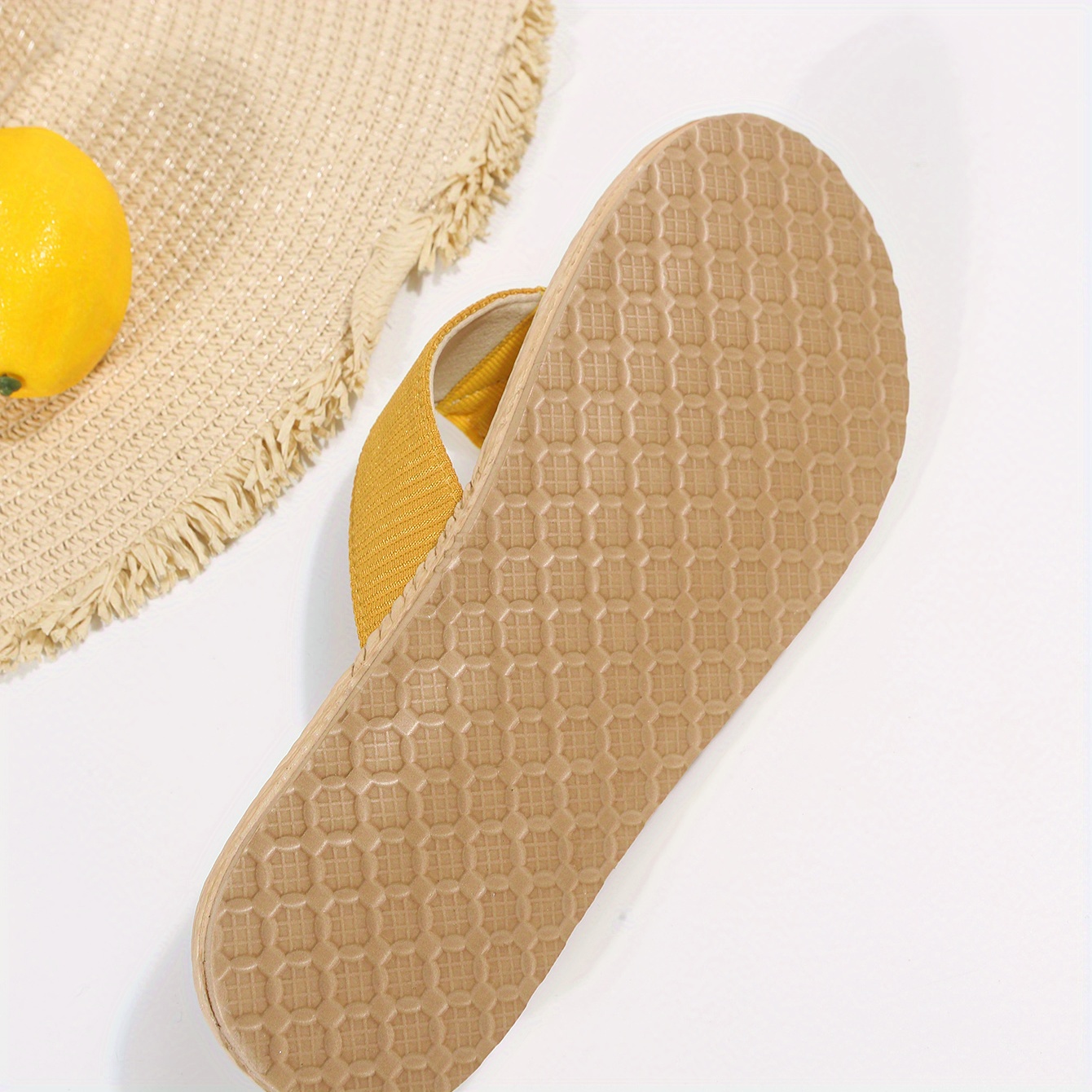 Tongs Femme Lopily - Semelle Épaisse Et Confortable - Style Décontracté Et Simple - Pour L'Été Ou La Maison