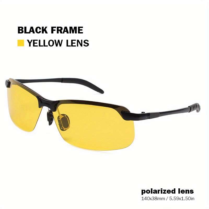 Men's Polarized Sunglasses Night Vision Sunglasses - Temu