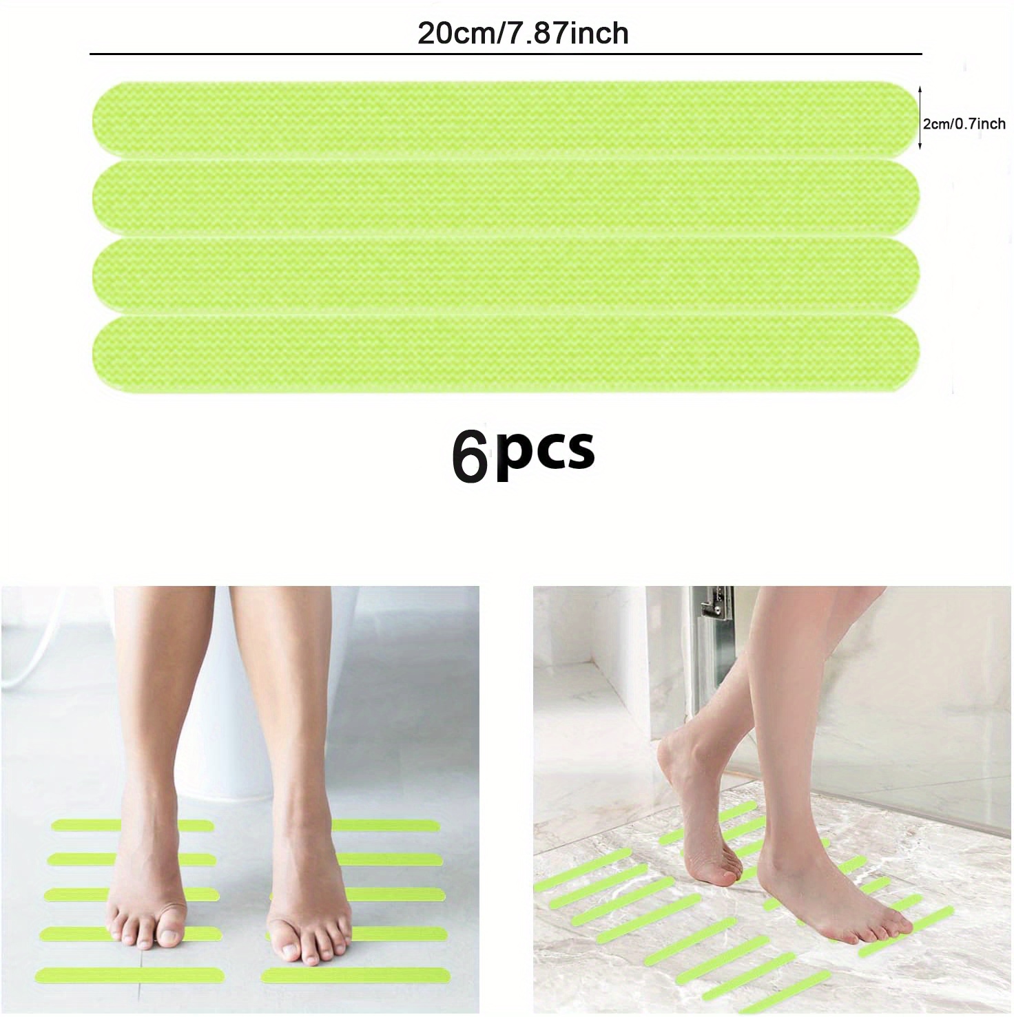 Self-Adhesive Anti Slip Sticker Safety Tape Shower Stickers Non-Slip Strips  PEVA