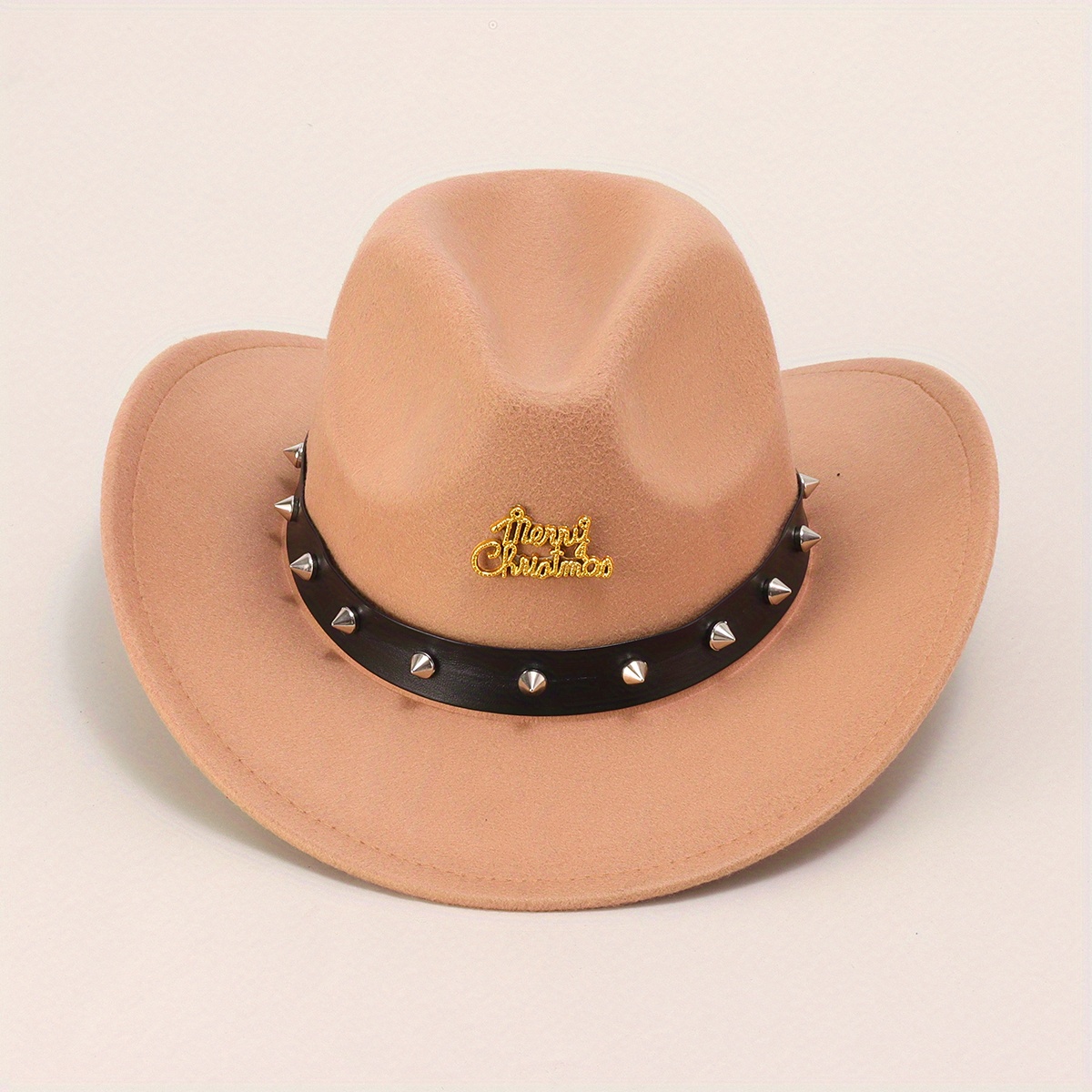 Vintage Western Cowboy Woolen Hat British Belt Jazz Top Hat