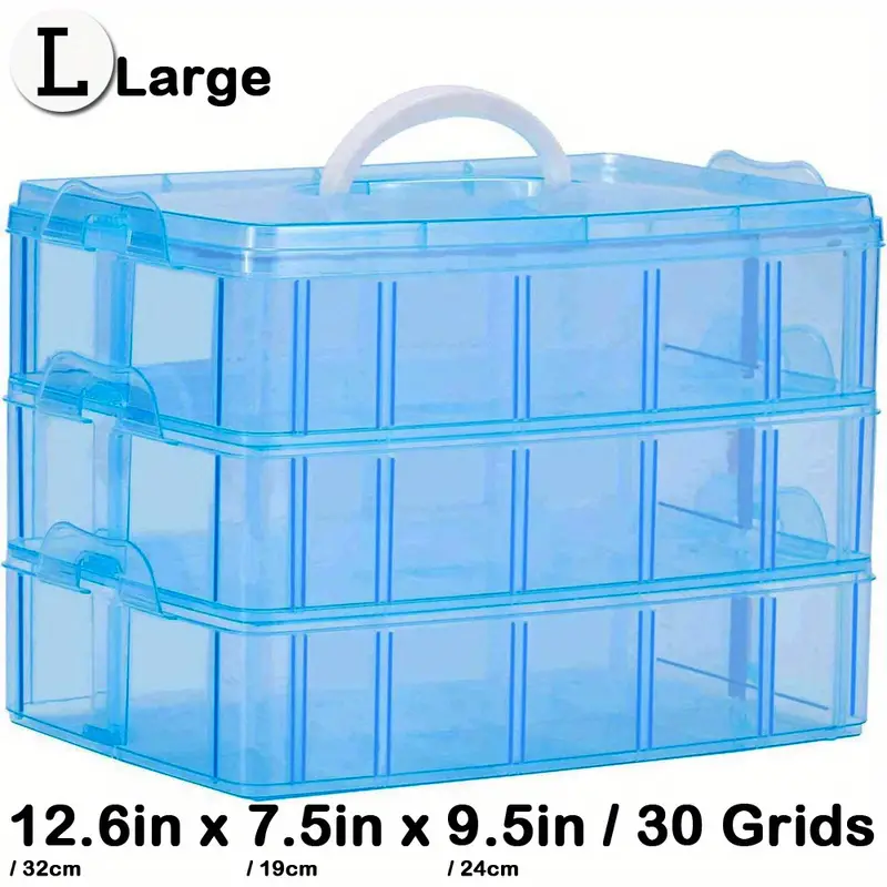 Bins & Things Storage Container with 30 Adjustable Compartments for Storing  & Organizing Sewing Embroidery Threads