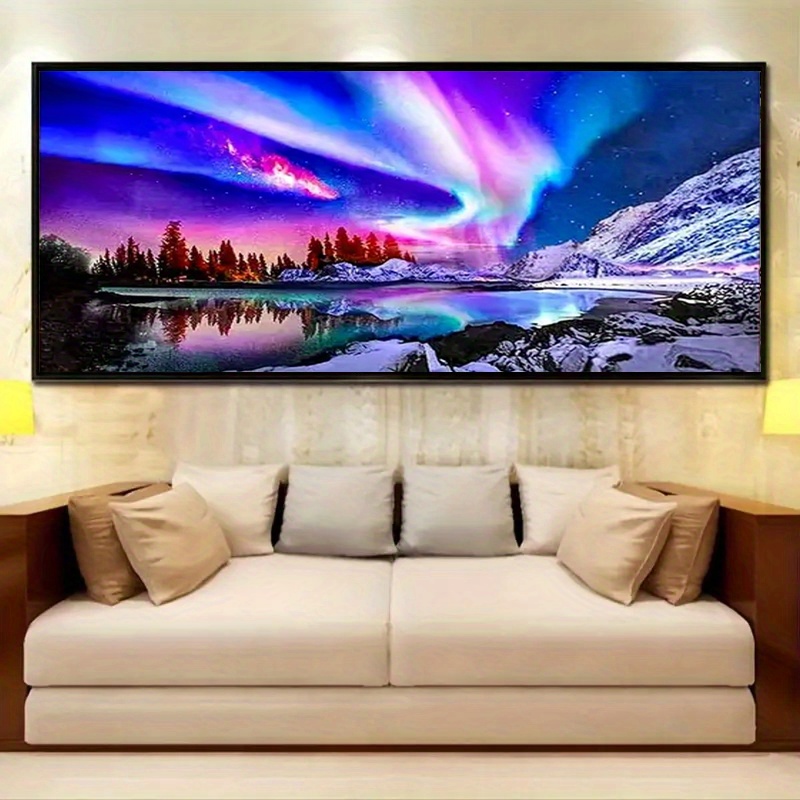 3 Panel extra large diamond painting golden blue abstract cloud full  diamond embroidery mosaic kits triptych home decor AA3447 - AliExpress