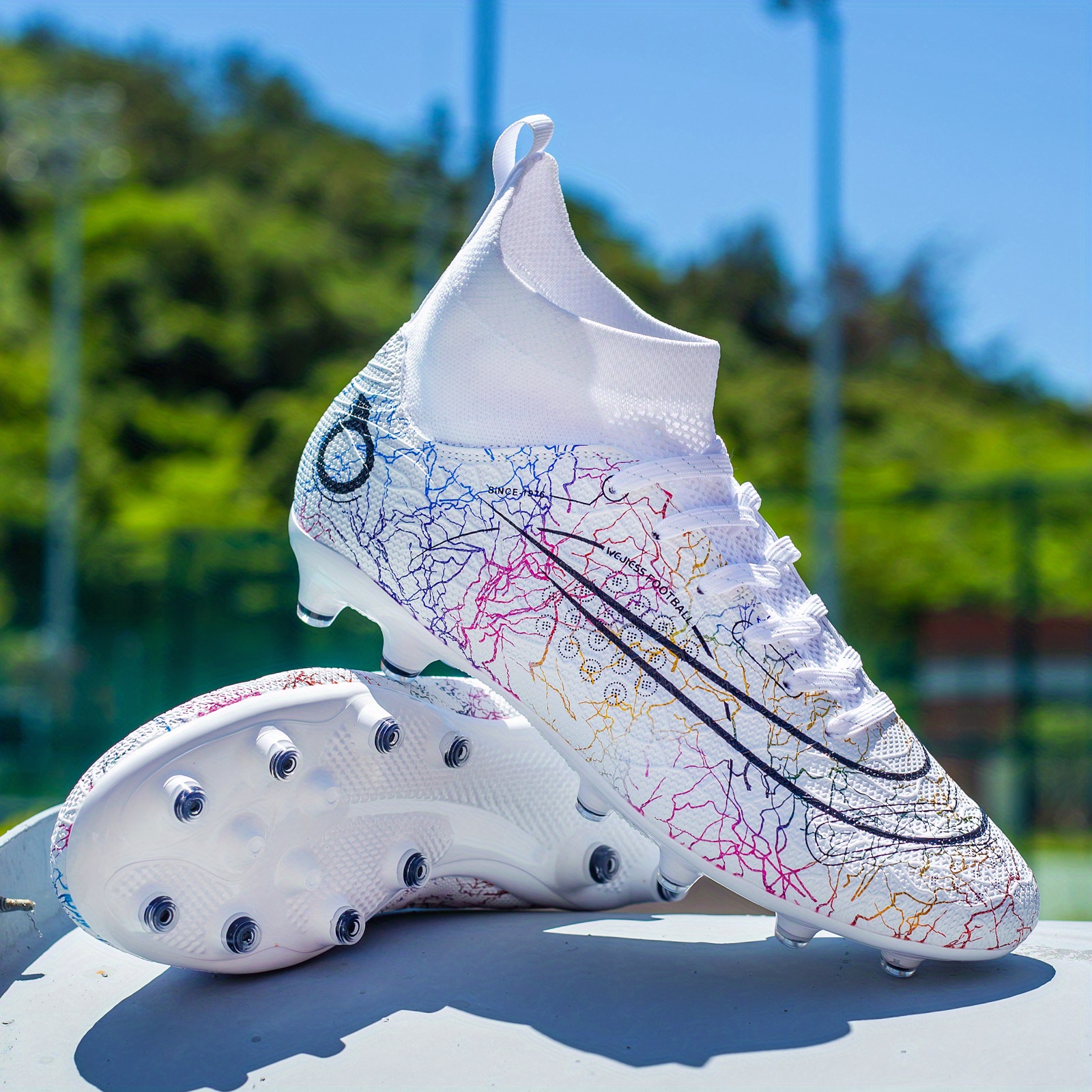 2019 Steel Spike Custom Soccer Shoes Football Boots for Men Soccer