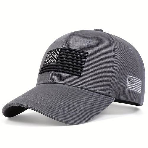 1pc mens american flag baseball cap adjustable casual hat for spring autumn spring