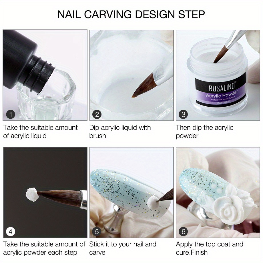 Acrylic Nail Kit Acrylic Powder Monomer Liquid Set Acrylic Temu
