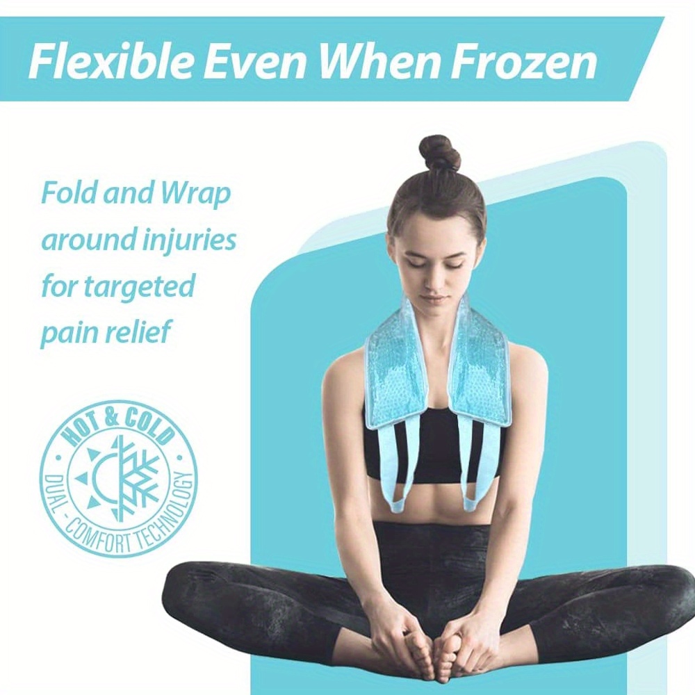 Reusable Neck Ice Pack Strap Sports Injuries Swelling Temu