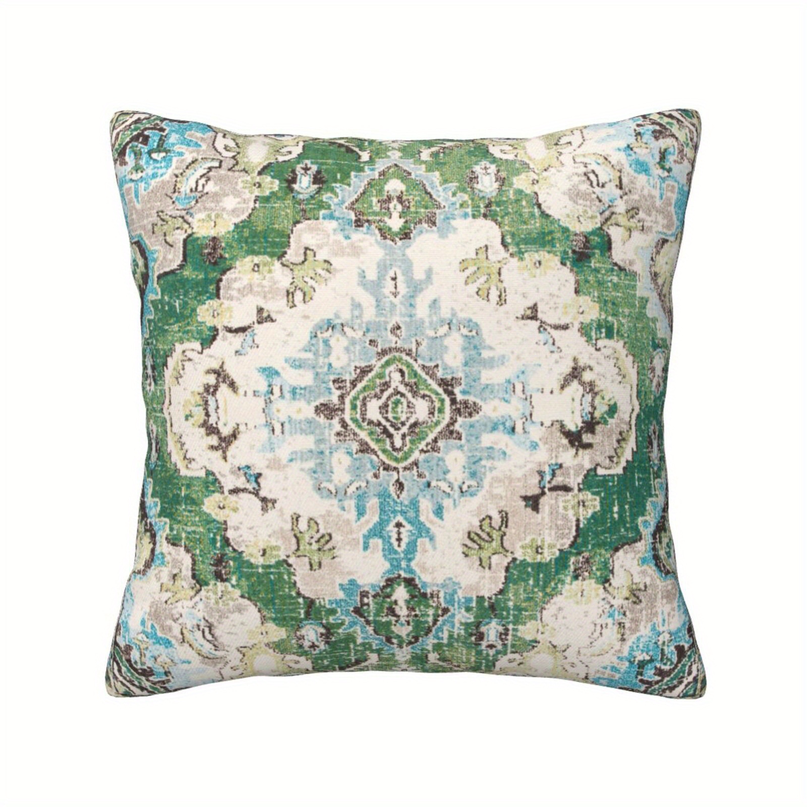 Navy Blue Throw Pillow Covers Decorative Boho Floral Pillow - Temu