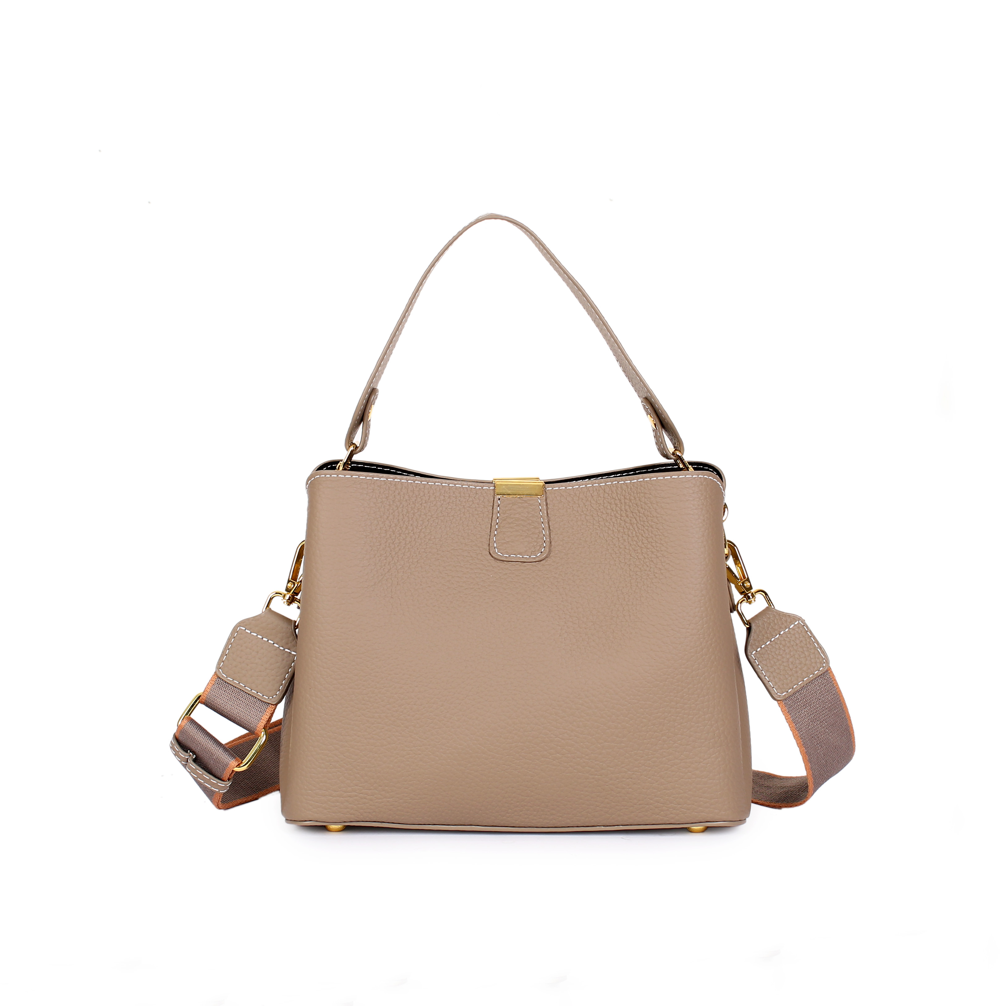 Co - Small Pebbled Leather Bucket Bag