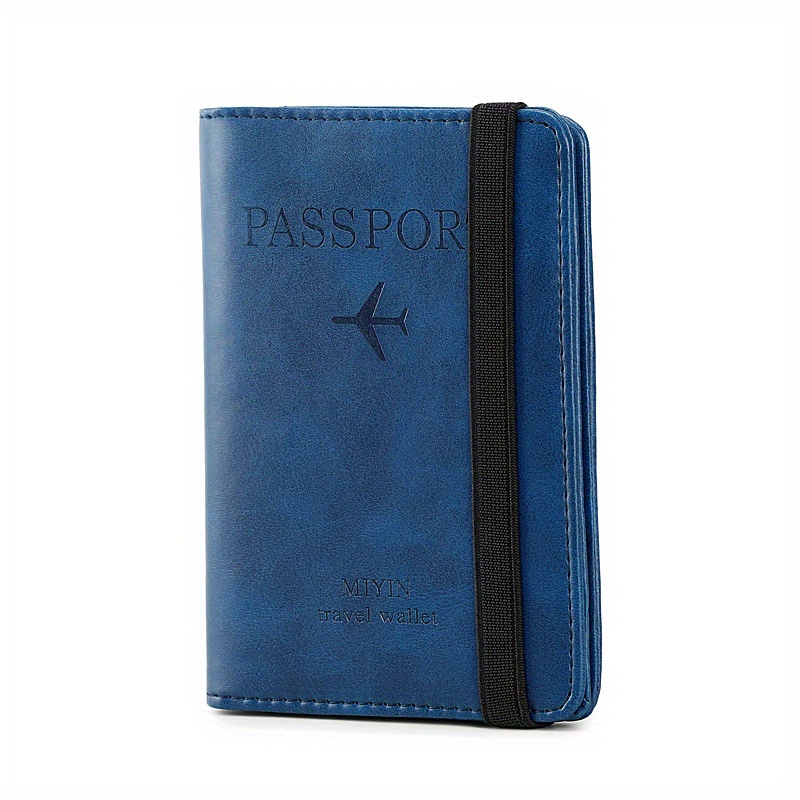 Portable Passport Holder Vaccine Card Holder Solid Color - Temu New Zealand