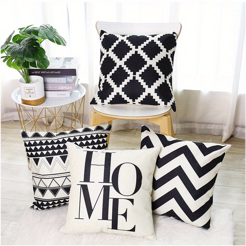 Throw Pillow Covers for Couch Set of 2 Home Decor Pillows 