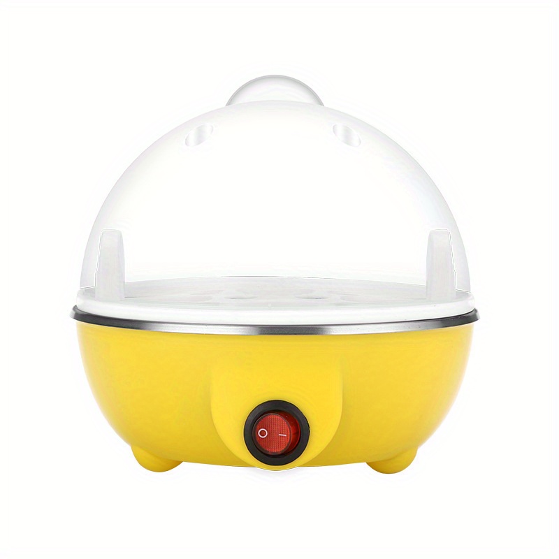 Olla eléctrica para huevos, olla de huevos de doble capa puede hervir 14  huevos con función de cierre automático, vaporizador eléctrico de acero
