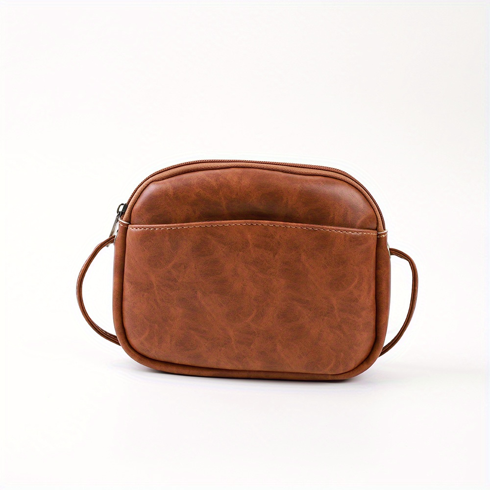 Retro Minimalist Round Lock Bag Solid Color Square Shoulder Bag All Match  Top Handle Bag - Bags & Luggage - Temu