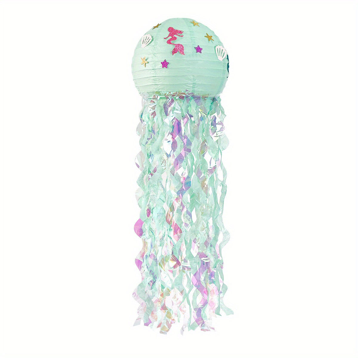 Mermaid Paper Lantern Sea Party Decorations Cute Jellyfish - Temu
