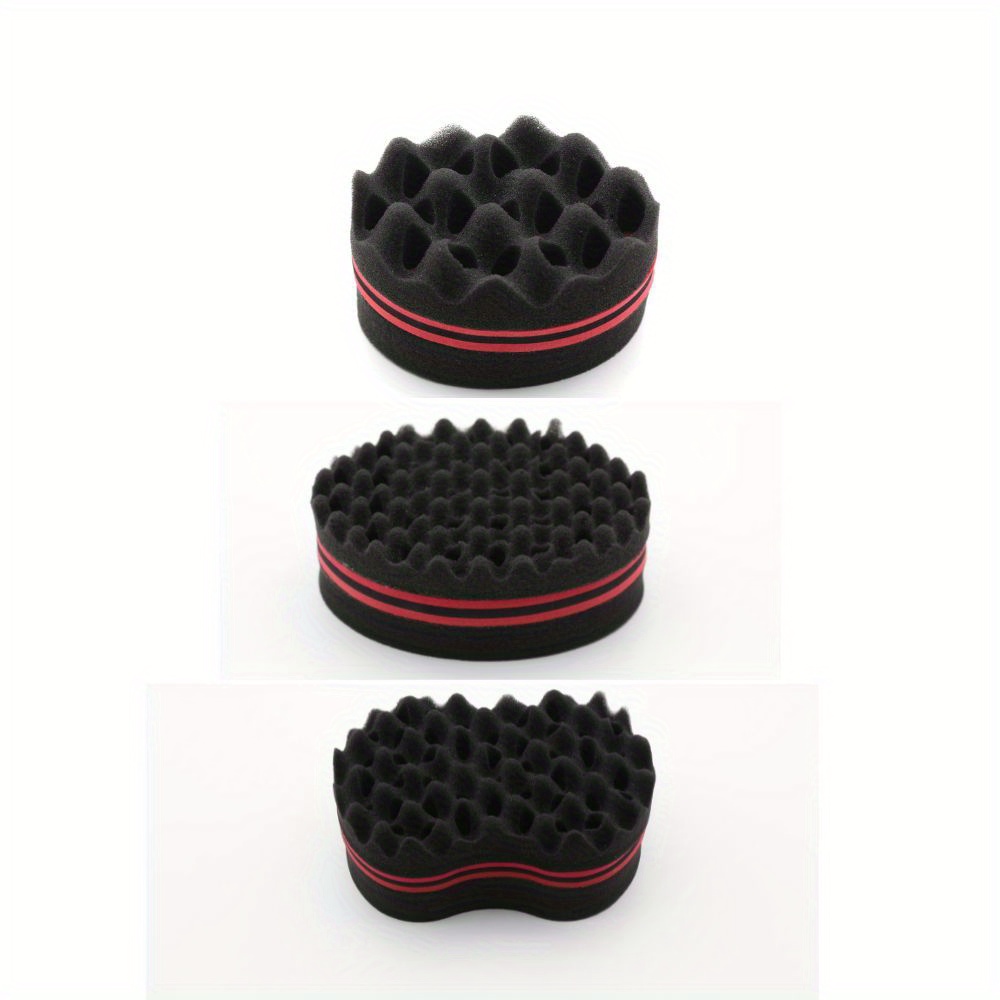 3pcs/Set Hair Twist Sponge Kit, Curl Sponge Brush, Afro Twist Hair Comb,  DIY Hairdressing Tools For Dreadlock And Afro Hair