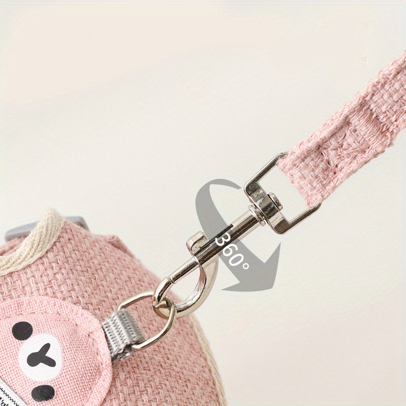 Stylish Secure Pet Harness Leash Set Perfect Cats Hamsters Temu