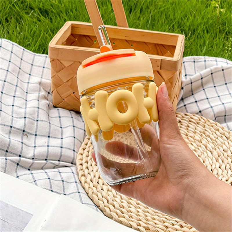 Cartoon Tumbler With Dome Lid And Straw, Double Walled Plastic Water  Bottle, Cute Simple Water Cups, Summer Winter Drinkware, Travel Accessories  - Temu