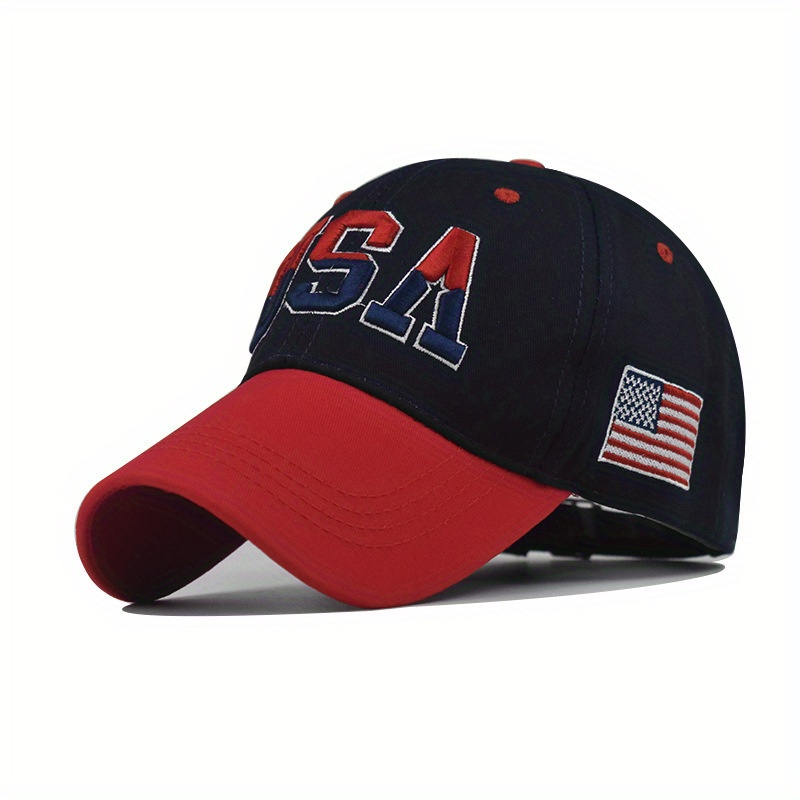 Show Your Patriotism In Style 1pc American Flag Print Trucker Hat