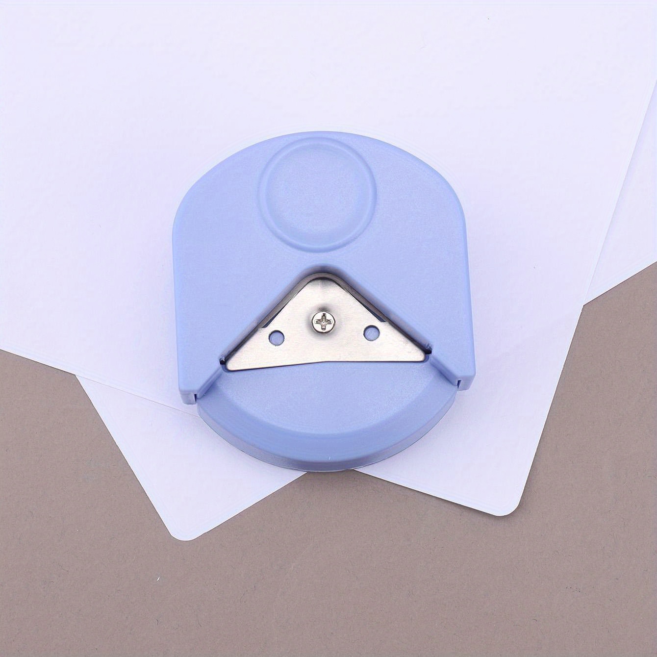 White Card Photo Pointelle Cutter Round Corner Trimmer Punch - Temu