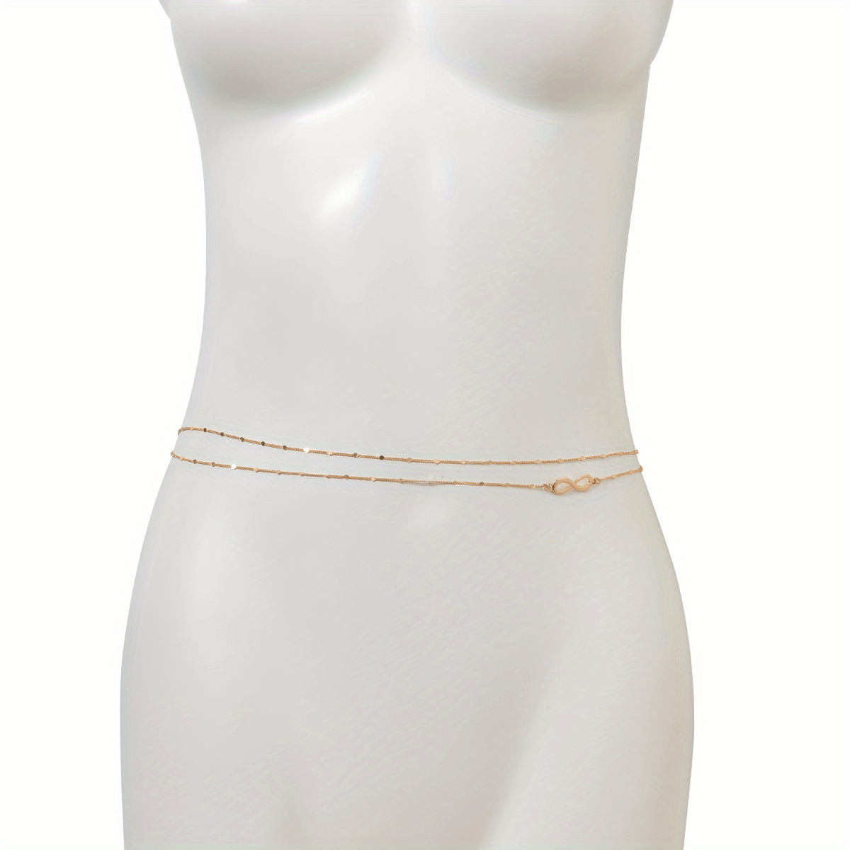Hot Double Crossover Waist Belt Belly Body Chain Jewelry - SHREEVARAM -  2497569