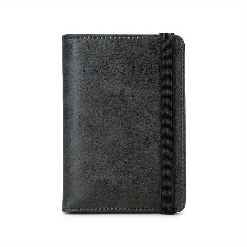 Portable Passport Holder Vaccine Card Holder Solid Color Temu New Zealand