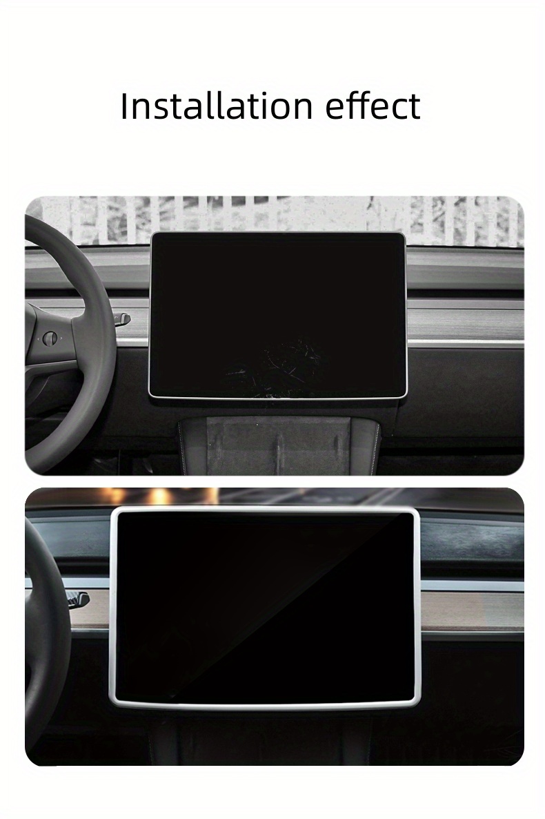 Protective Film Frame For Model 3/y Anti shatter - Temu United