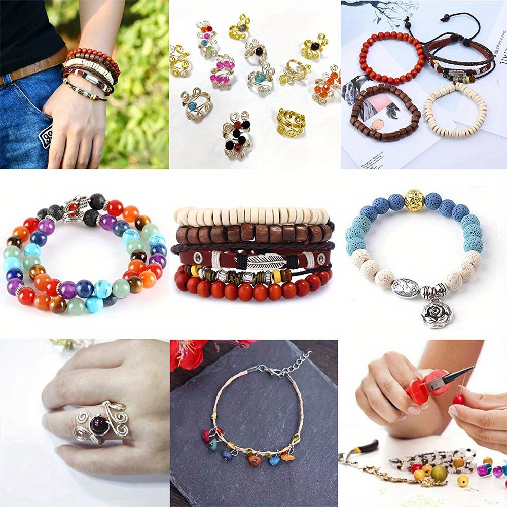 2456pcs beaded materials for diy bracelet necklace ear jewelry accessories handmade jewelry set box   for gifts details 1