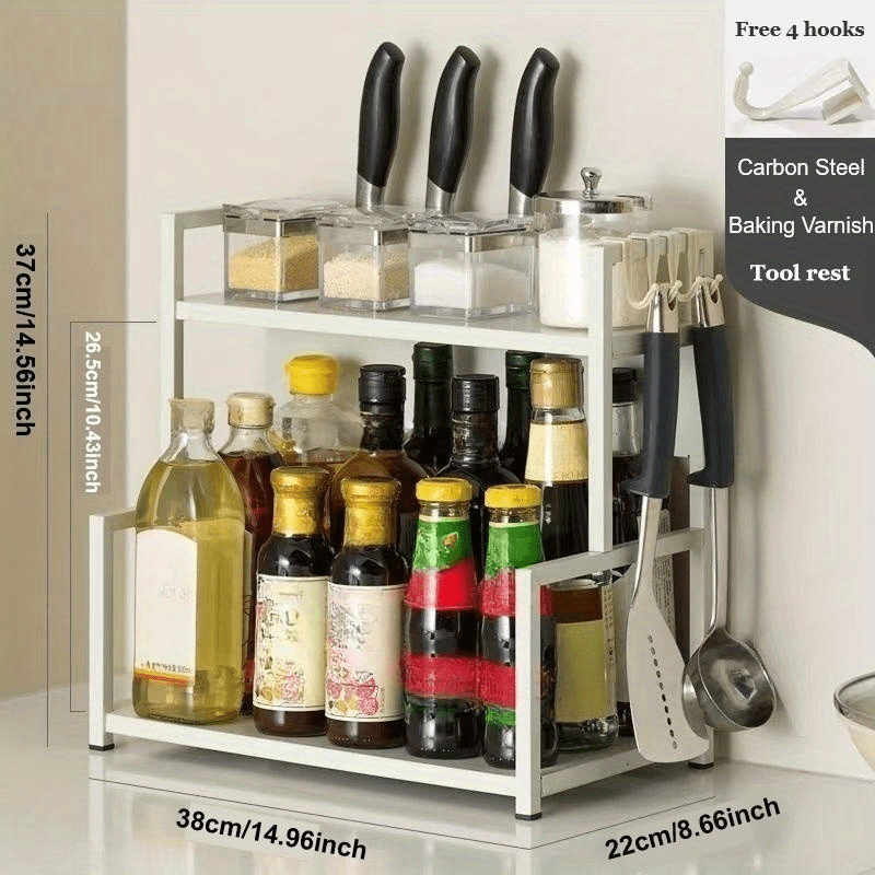 Kitchen Storage Rack Air Fryer Rack Spice Rack Kitchen - Temu