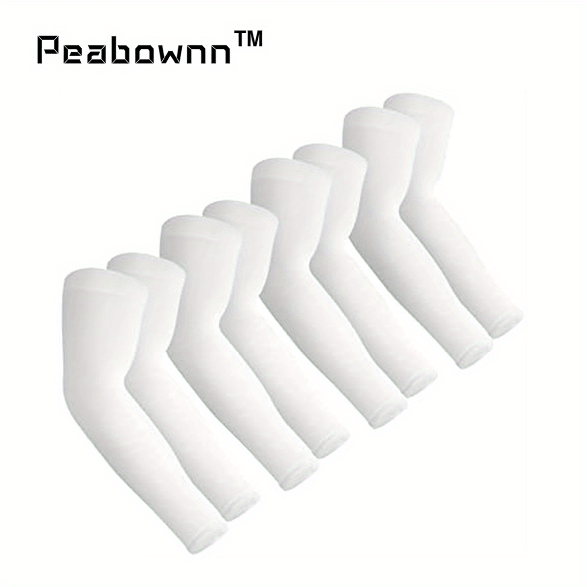 Peabownn Cooling Arm Sleeves UV Protection Compression Moisture Wicking