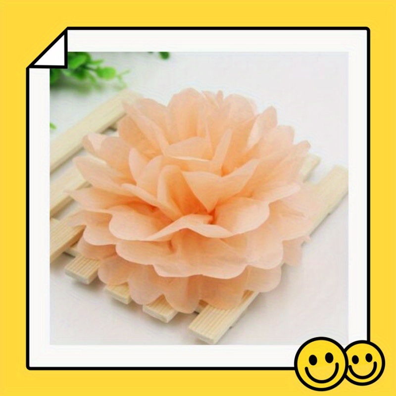 5PCS Handmade 6''(15CM) Tissue Paper Pom Poms Paper Flower Ball