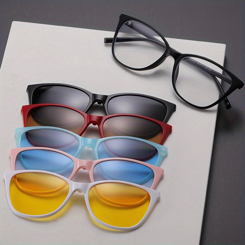  SWEETOP Funda para gafas de sol de coche, clip para gafas de sol,  soporte para gafas de sol, clip de almacenamiento para gafas de sol, se  puede utilizar para gafas, almacenamiento
