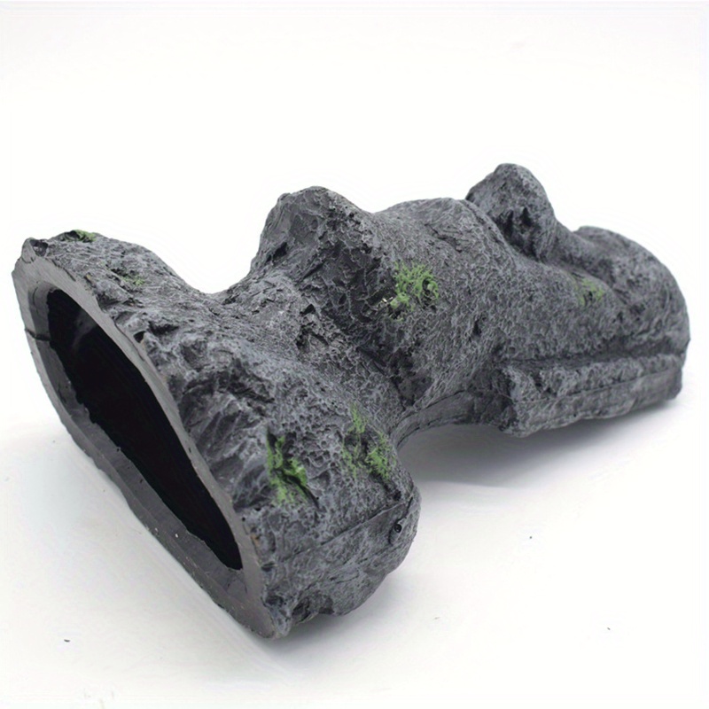 Aquarium Ornament Statue Resin Pipe Fish Tank Decorations Small