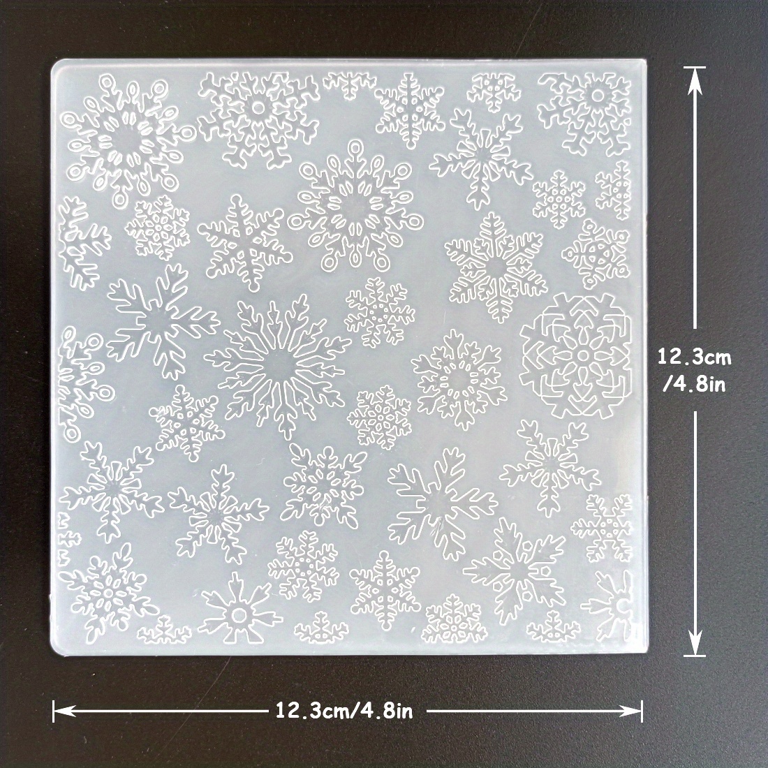  Tree Background Plastic Embossing Folders for Card Making,  Snowflake Birds Reusable Embossing Folders for DIY Plastic Scrapbooking  Photo Album Card Paper DIY Craft Decoration Template Mold 14.5x10.5cm