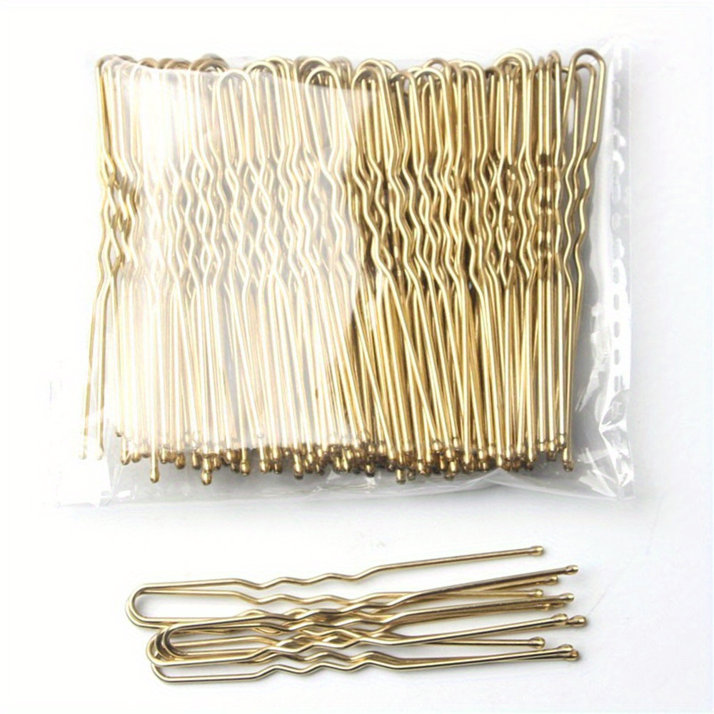 50pcs U-Shaped Hairpin Clips, Decorative Hair Accessories for Girls