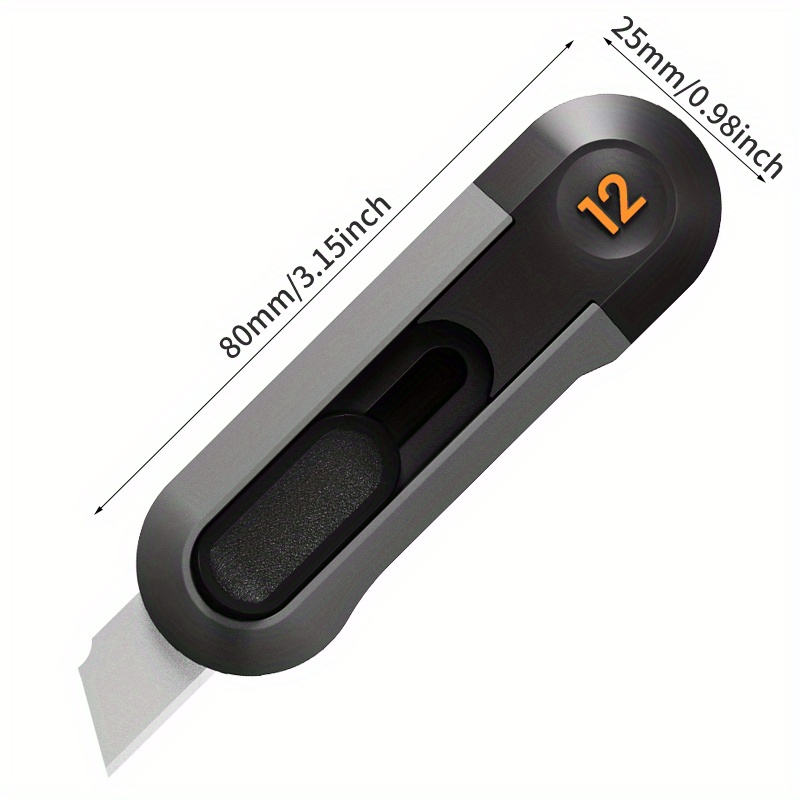 Cutter de boîte couteau de poche utilitaire pliant mini poche cutter edc  tactique rétractable pour carton - DIAYTAR SÉNÉGAL